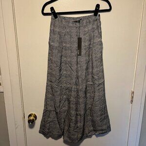 krisa Wide Leg Cropped Pants – Abstract Print Gray/Black – Women’s XS NWT